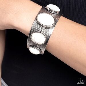 Silver cuff bracelet
